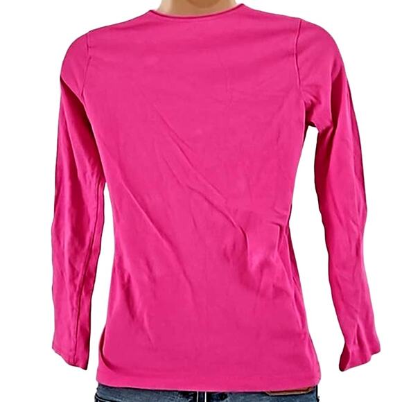 Excellent Condition Est. 1989 Place Girls Pink Long Sleeve Cotton Size Large - Picture 4 of 4